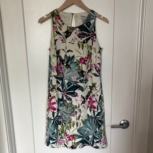 Tommy Bahama 100% Silk Women’s Shift Dress Jungle Pattern Size XS